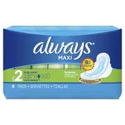 Always Always Maxi Long Super With Wings Pads, PK96 34968